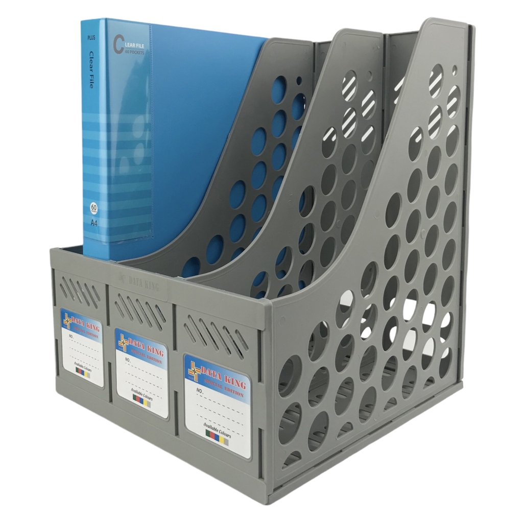 Kệ hồ sơ 3 ngăn nhựa King-star Dataking-3N