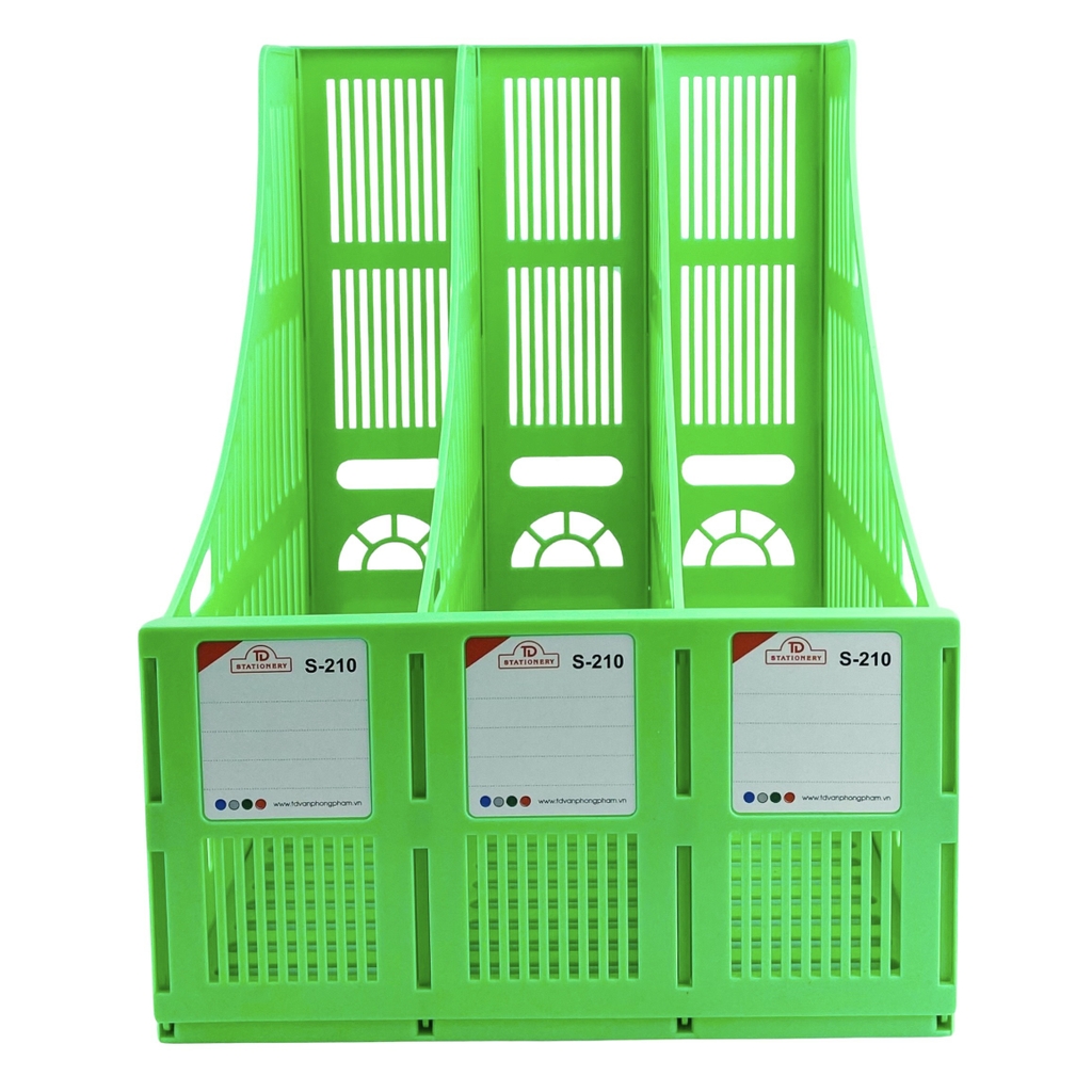 Kệ hồ sơ 3 ngăn nhựa TD S-210