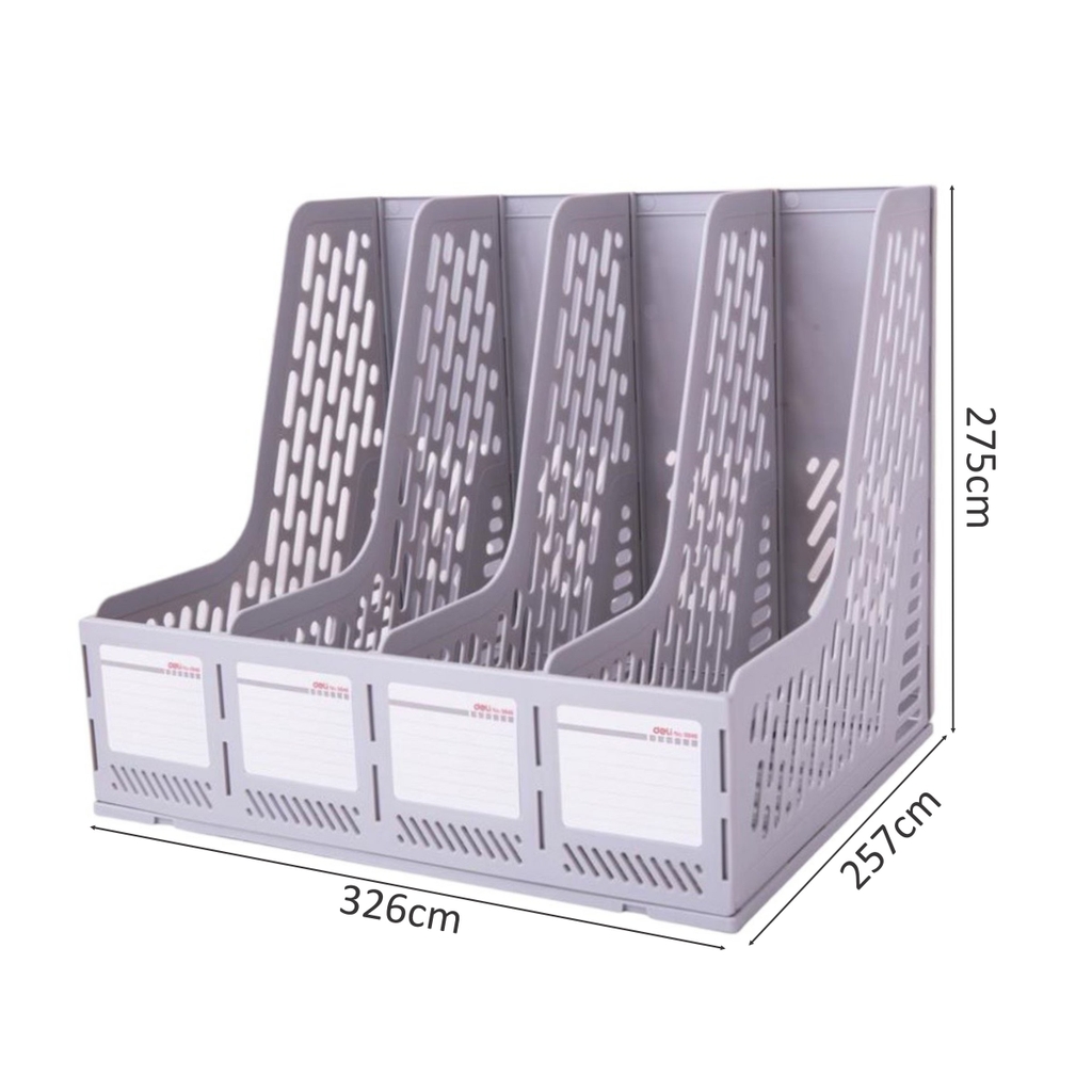 Kệ hồ sơ 4 ngăn Deli 9846 (12)