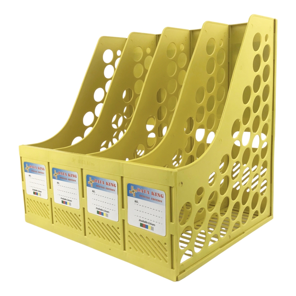 Kệ hồ sơ 4 ngăn nhựa King-star Dataking-4N
