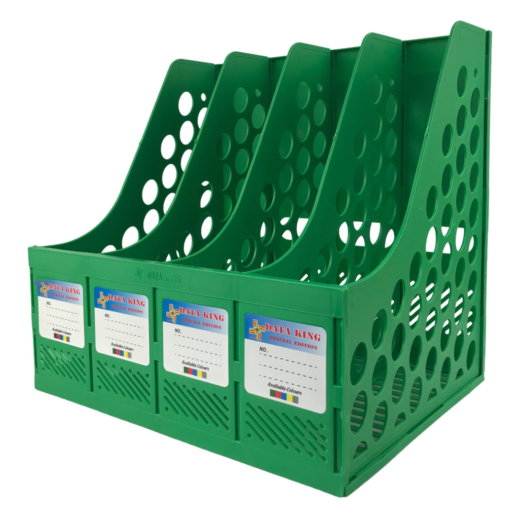 Kệ hồ sơ 4 ngăn nhựa King-star Dataking-4N