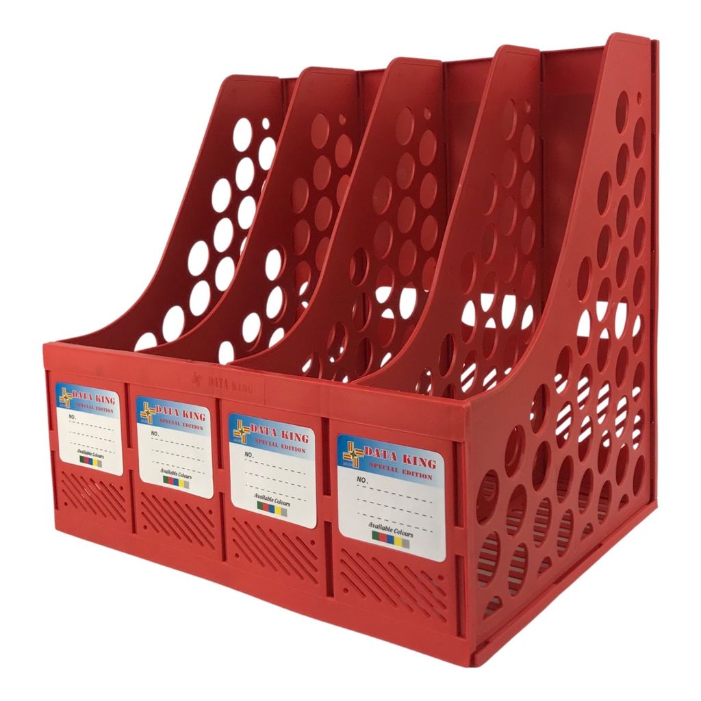 Kệ hồ sơ 4 ngăn nhựa King-star Dataking-4N