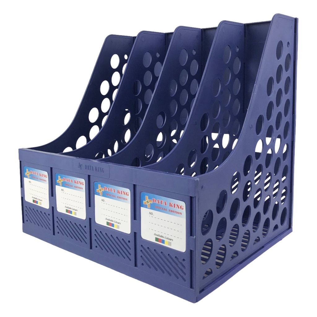Kệ hồ sơ 4 ngăn nhựa King-star Dataking-4N