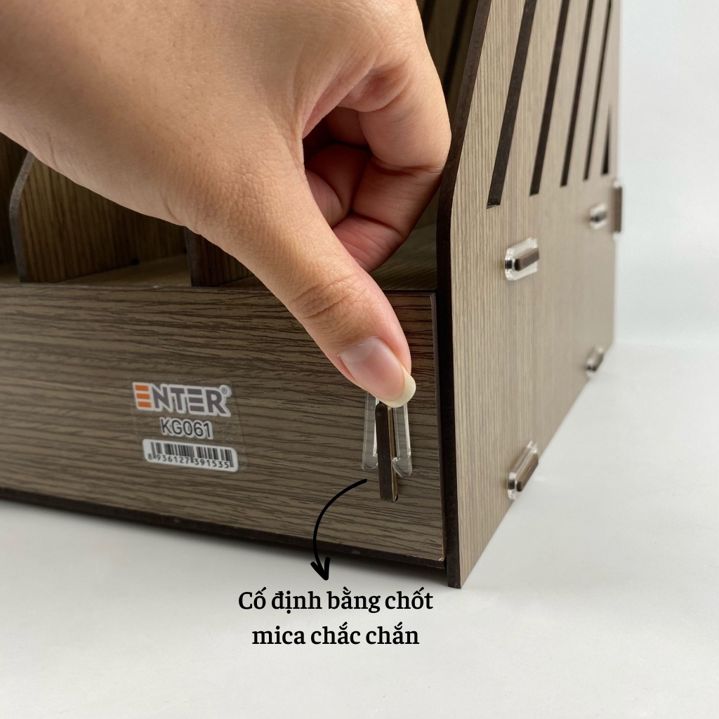 Kệ hồ sơ gỗ Enter KG061 lắp ráp