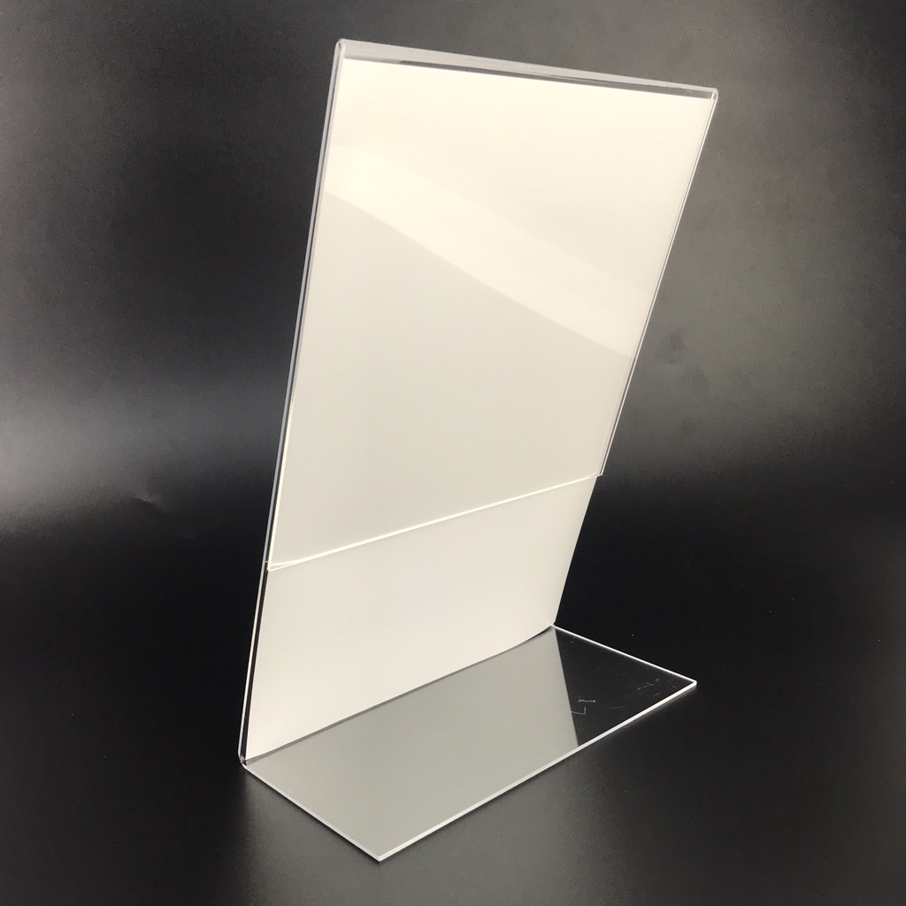 Kệ mica 1 mặt Enter F01-P 210x300mm A4 đứng, Kệ menu chữ L, Khung thông tin sản phẩm, Khung bảng giá, Kệ trưng bày để bàn (20)