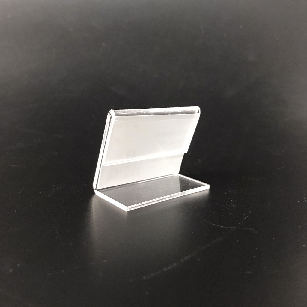 Kệ mica 1 mặt Enter F06-L 50x35mm A9 ngang, Kệ menu chữ L, Khung thông tin sản phẩm, Khung bảng giá, Kệ trưng bày để bàn (20)