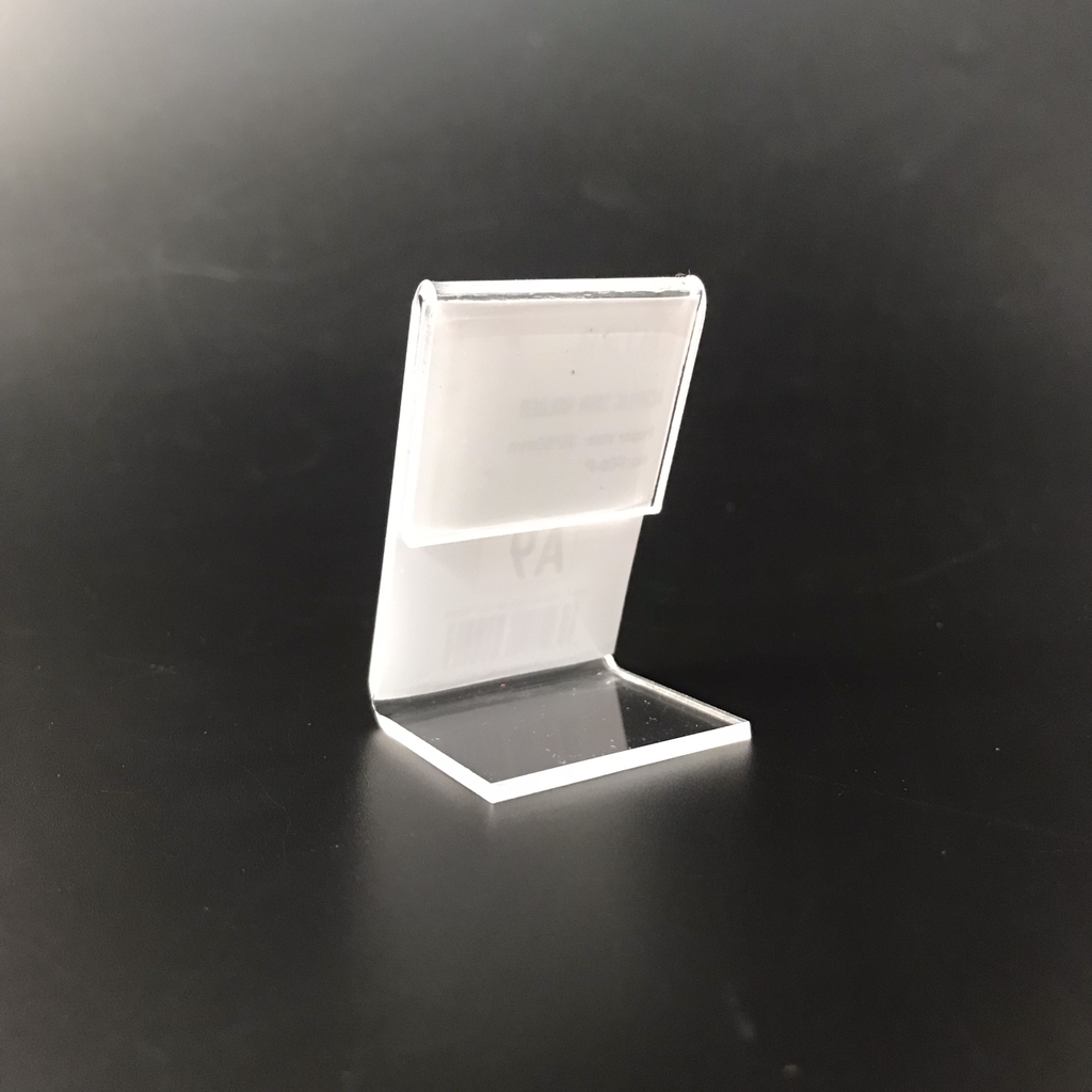 Kệ mica 1 mặt Enter F06-P 35x50mm A9 đứng, Kệ menu chữ L, Khung thông tin sản phẩm, Khung bảng giá, Kệ trưng bày để bàn (20)