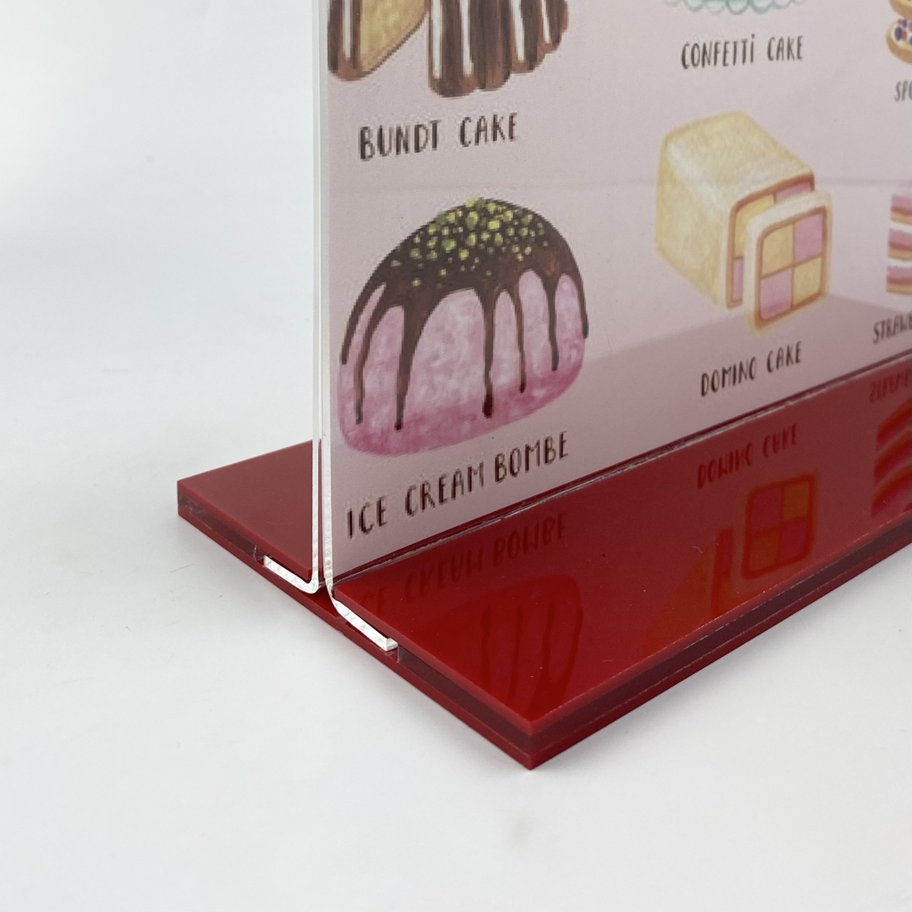 Kệ mica 2 mặt Enter E09 100x210mm đế lùa, Kệ menu nhà hàng, Standee mica để bàn, Bảng quét mã QR Code (20)