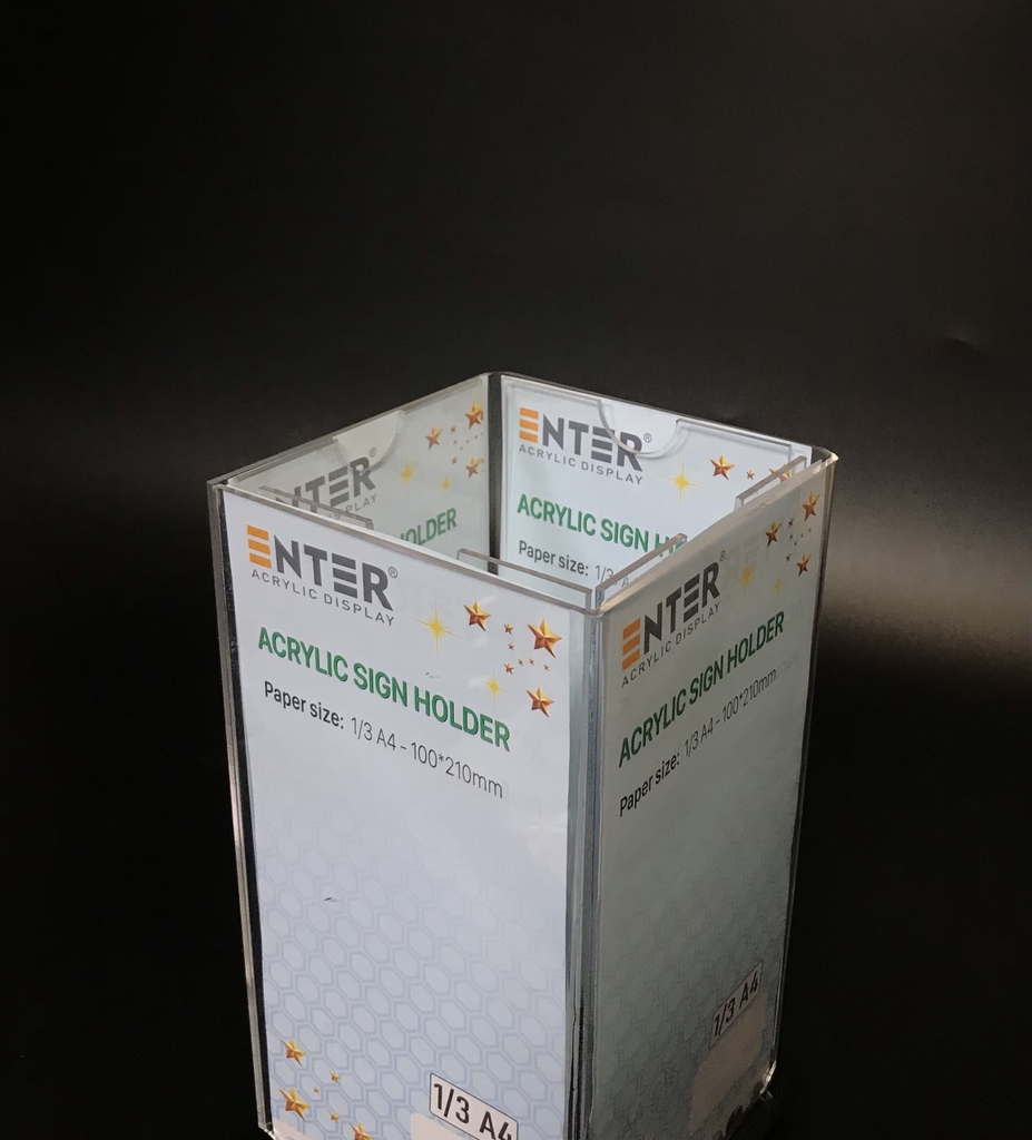 Kệ mica 4 mặt Enter E24B 100x210mm đế xoay (10)