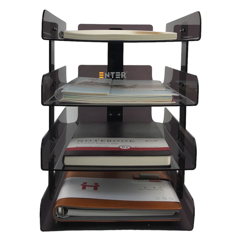 Kệ mica 4 tầng Enter D04 A4 cố định