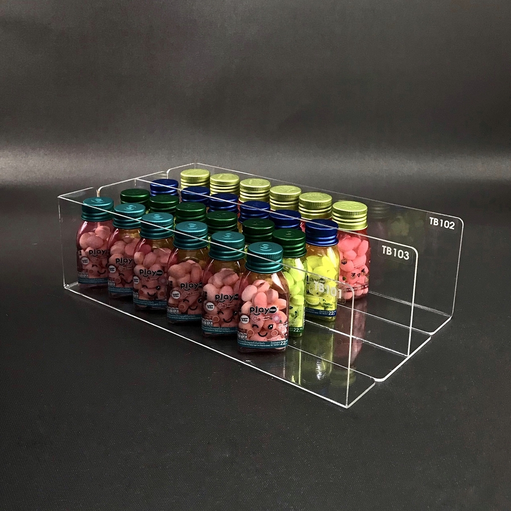 Kệ mica chữ T Enter TB103 270x80x80mm mica dày 2mm (20)