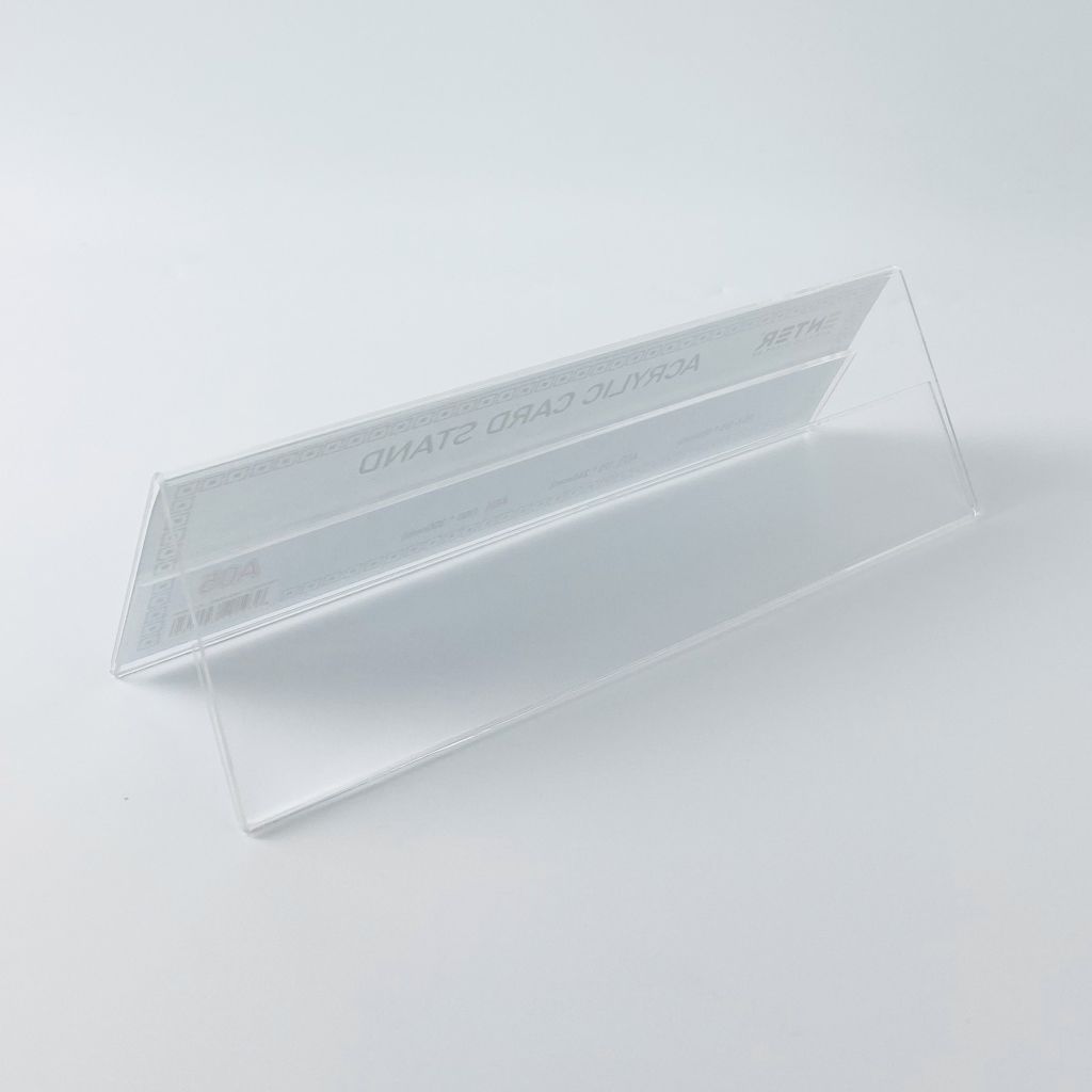 Kệ mica chức vụ 2 mặt Enter A04 180x65mm nhỏ, Biển chức danh, Bảng tên để bàn (20)