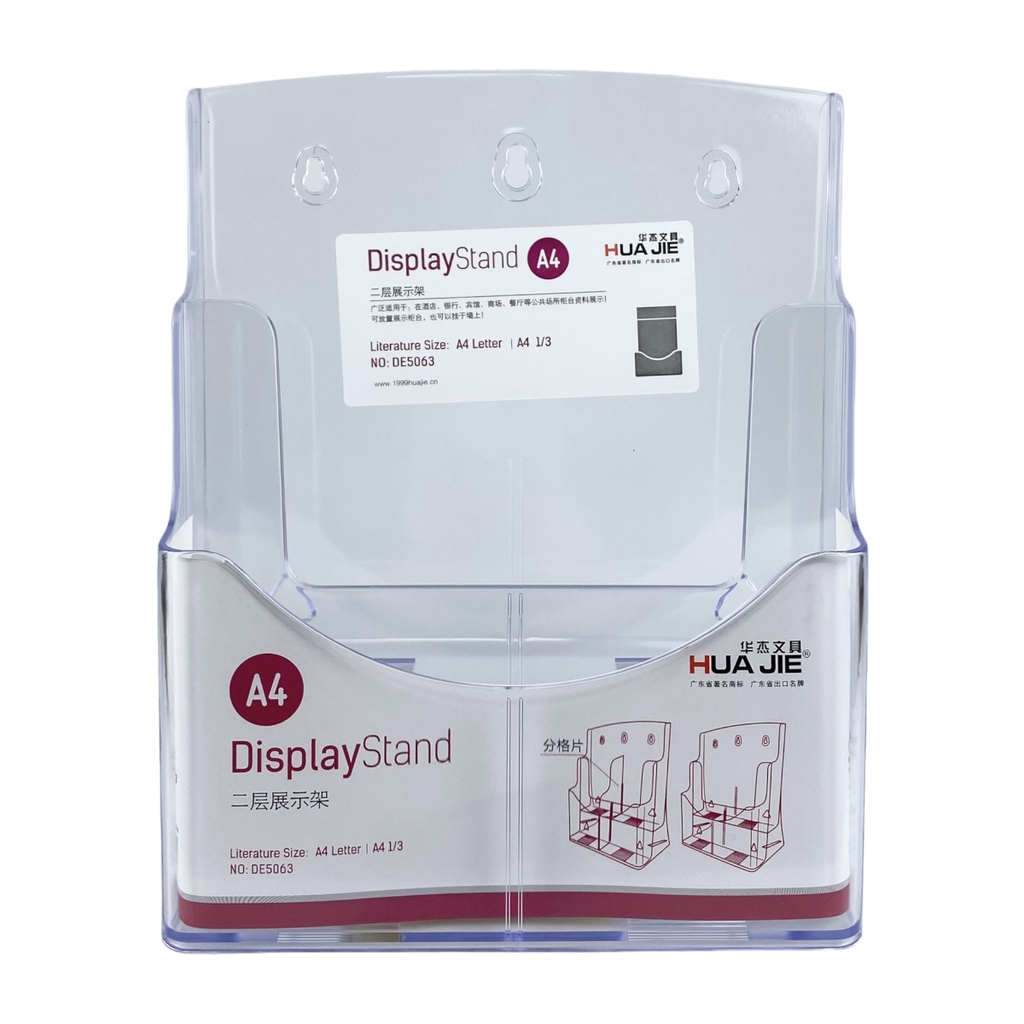 Kệ nhựa nhiều giấy 2 ngăn Hua Jie DE5063 / DE5061 đứng (2)