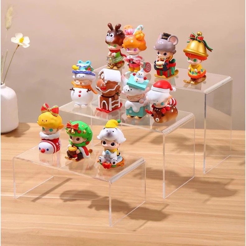 Kệ trưng bày mica 3 mặt uốn Enter TB131 200x80x80mm mica dày 3mm, Kệ livestream, Kệ mica chữ U trong suốt để đồ đa năng (20)