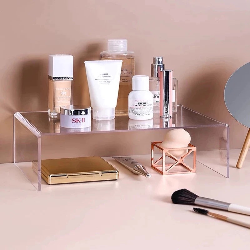 Kệ trưng bày mica 3 mặt uốn Enter TB111 200x80x80mm mica dày 2mm, Kệ livestream, Kệ mica chữ U trong suốt để đồ đa năng (20)