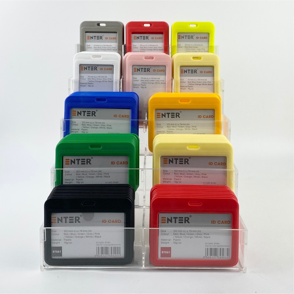 Kệ trưng bày bảng tên mica Enter TBNS14 5 tầng 234x295x250mm