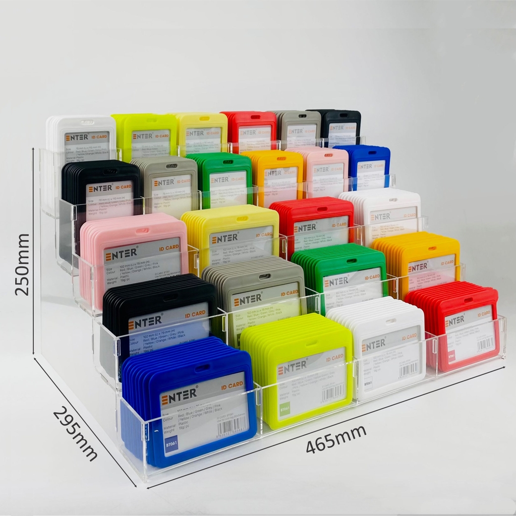 Kệ trưng bày bảng tên mica Enter TBNS15 5 tầng 465x295x250mm