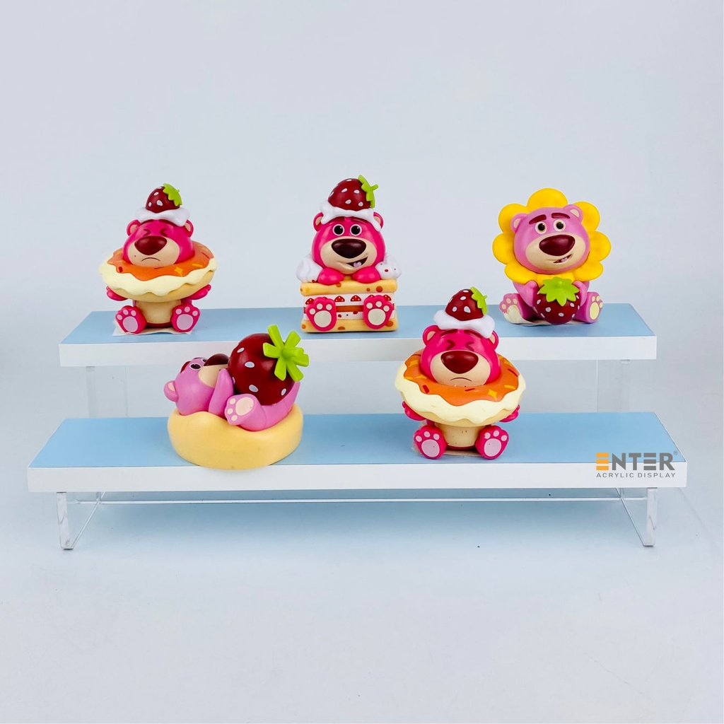 Kệ trưng bày Enter TB213 2 tầng 300x112x83mm, Kệ bậc thang để bàn, Kệ trưng bày nước hoa, mô hình