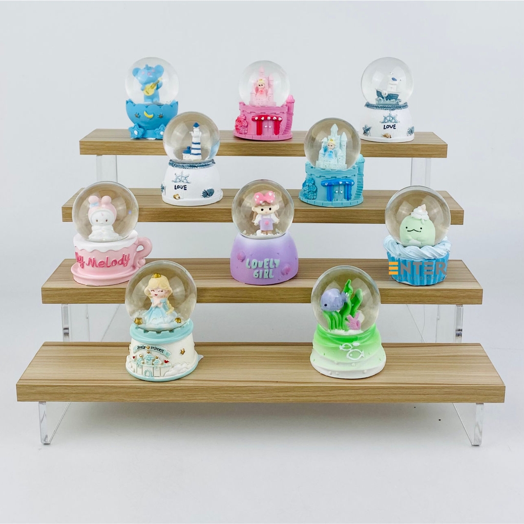 Kệ trưng bày Enter TB413 4 tầng 300x224x163mm, Kệ bậc thang để bàn, Kệ trưng bày nước hoa, mô hình