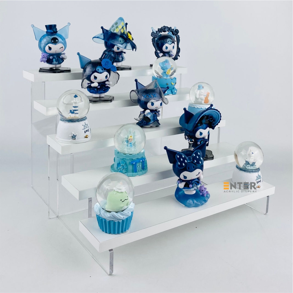 Kệ trưng bày Enter TB513 5 tầng 300x280x203mm, Kệ bậc thang để bàn, Kệ trưng bày nước hoa, mô hình