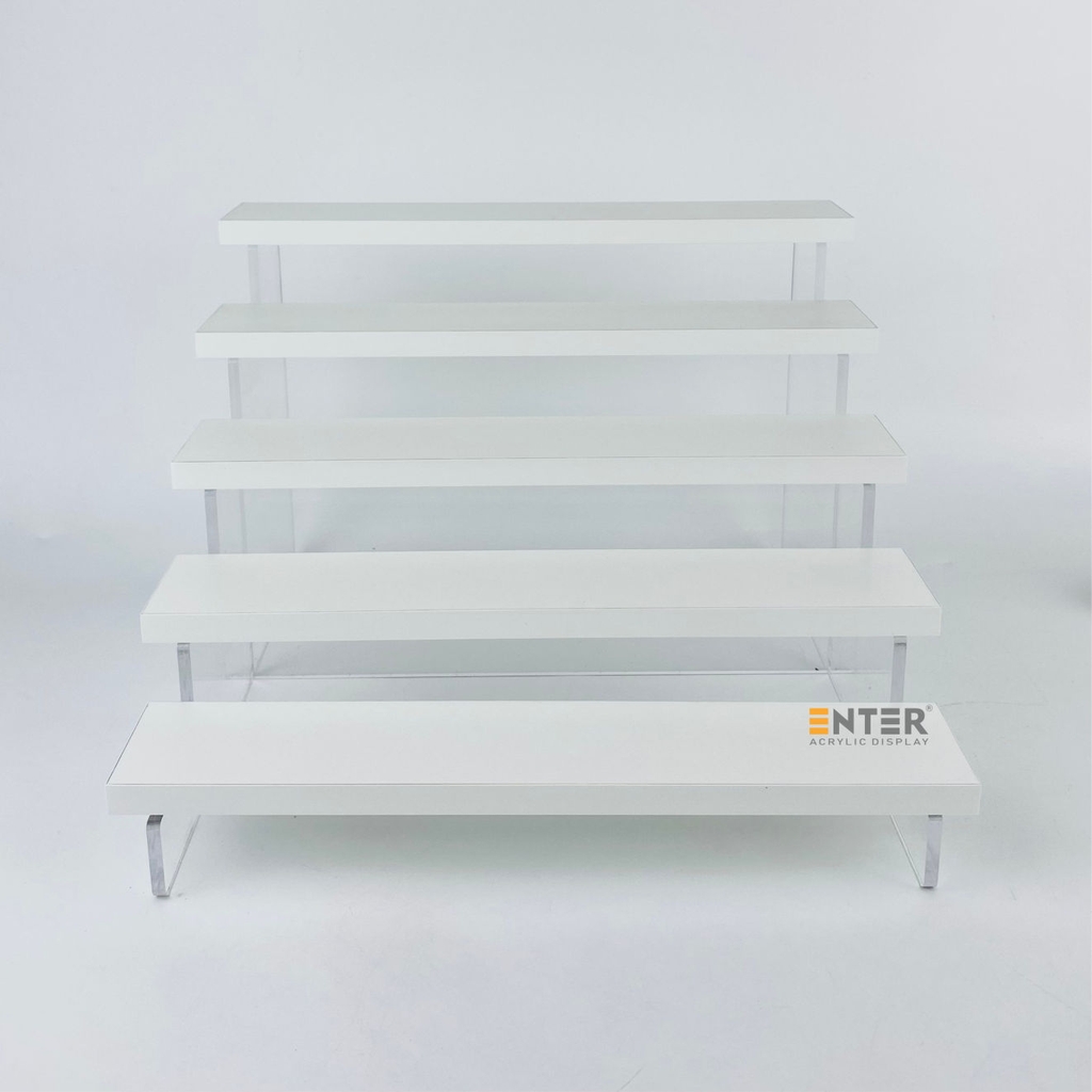 Kệ trưng bày Enter TB513 5 tầng 300x280x203mm, Kệ bậc thang để bàn, Kệ trưng bày nước hoa, mô hình