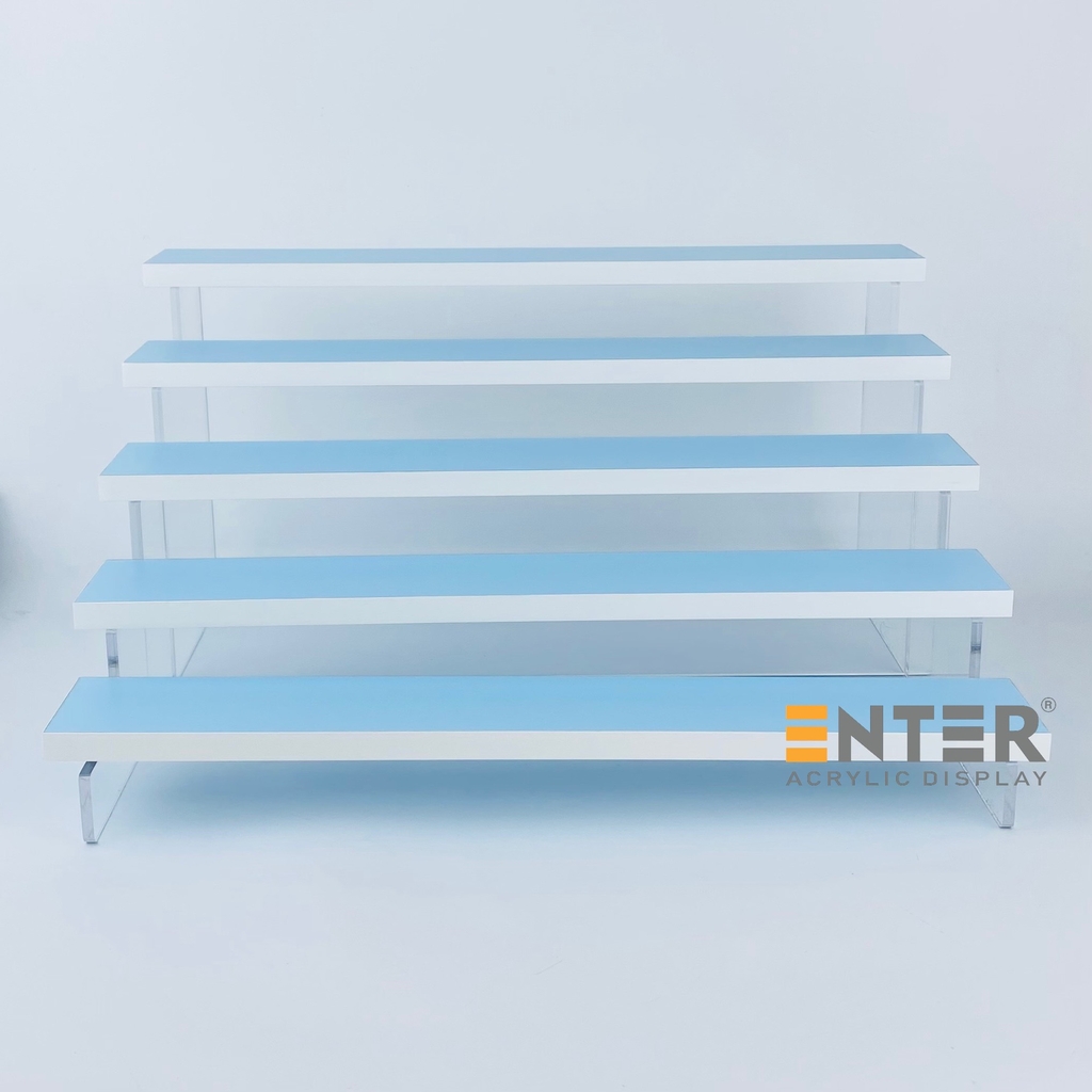 Kệ trưng bày Enter TB514 5 tầng 400x280x203mm, Kệ bậc thang để bàn, Kệ trưng bày nước hoa, mô hình