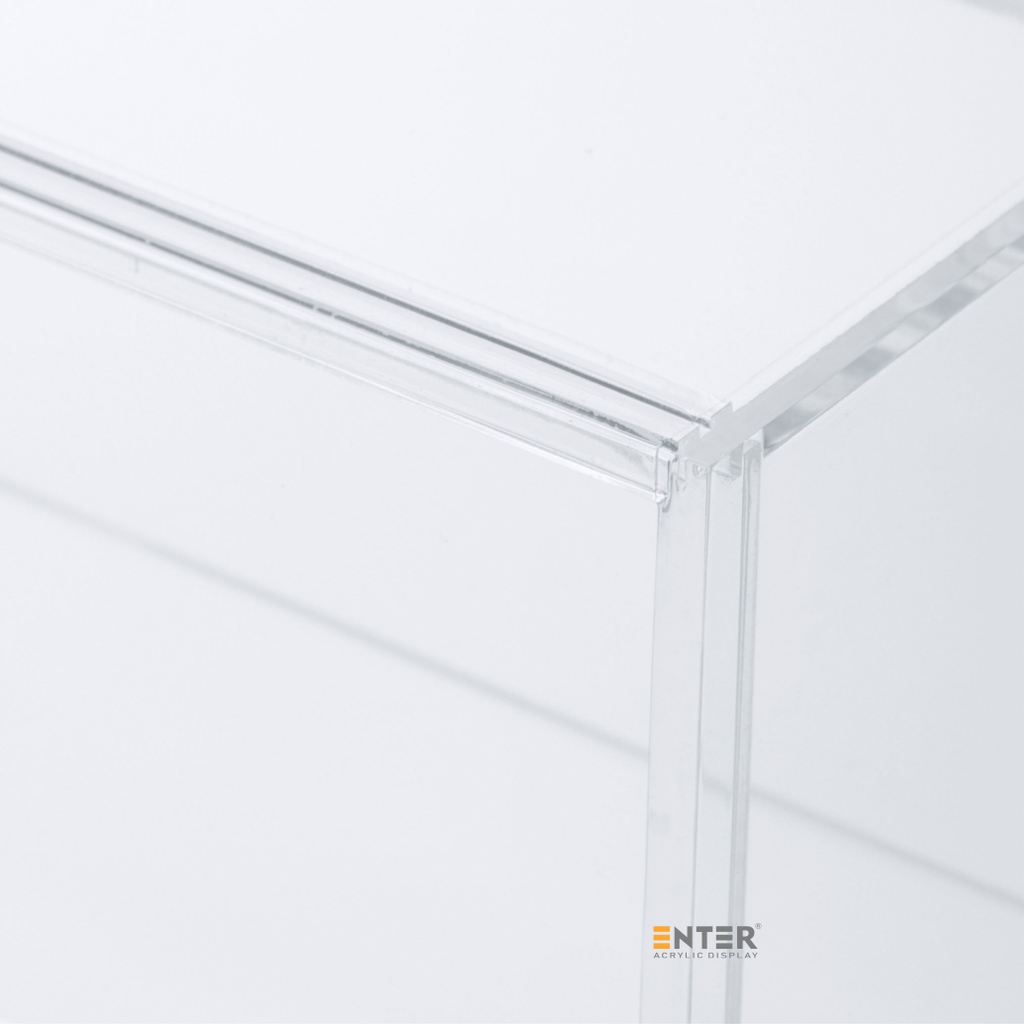 Kệ trưng bày mica Enter TB701 250x85x165mm 2 tầng cửa lùa