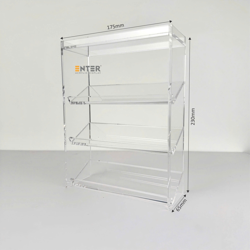 Kệ trưng bày mica Enter TB801 175x65x230mm 4 tầng