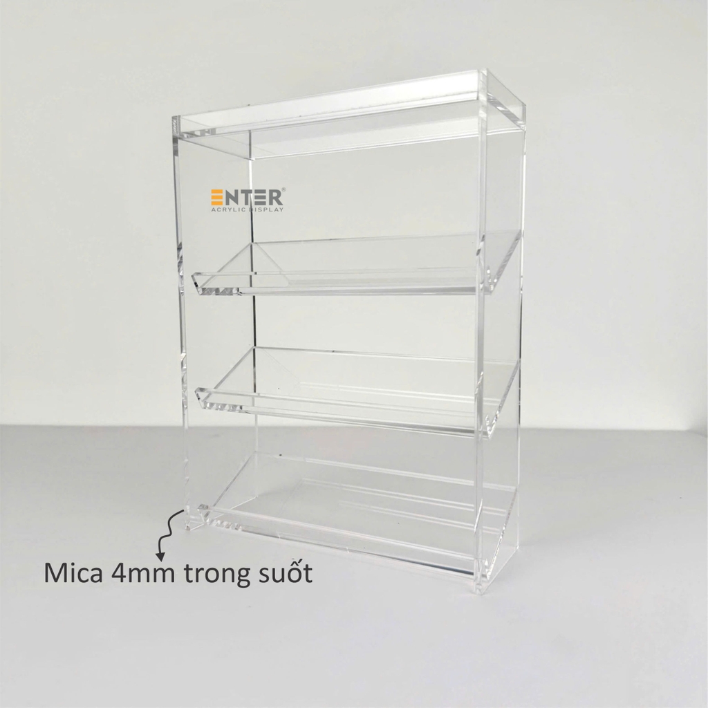 Kệ trưng bày mica Enter TB801 175x65x230mm 4 tầng