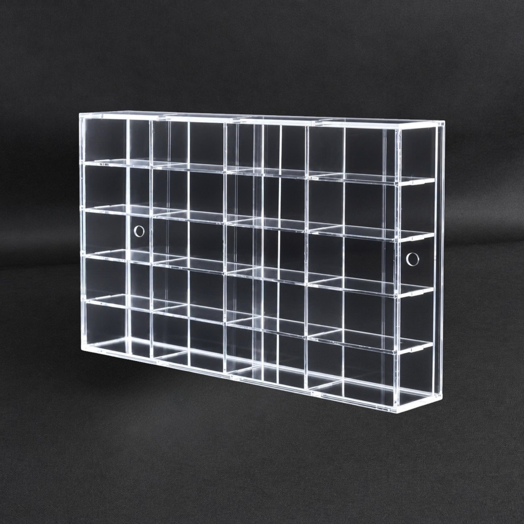 Kệ trưng bày mica Enter TBNS20 380x68x270mm 20 ô, Hộp trưng bày mô hình