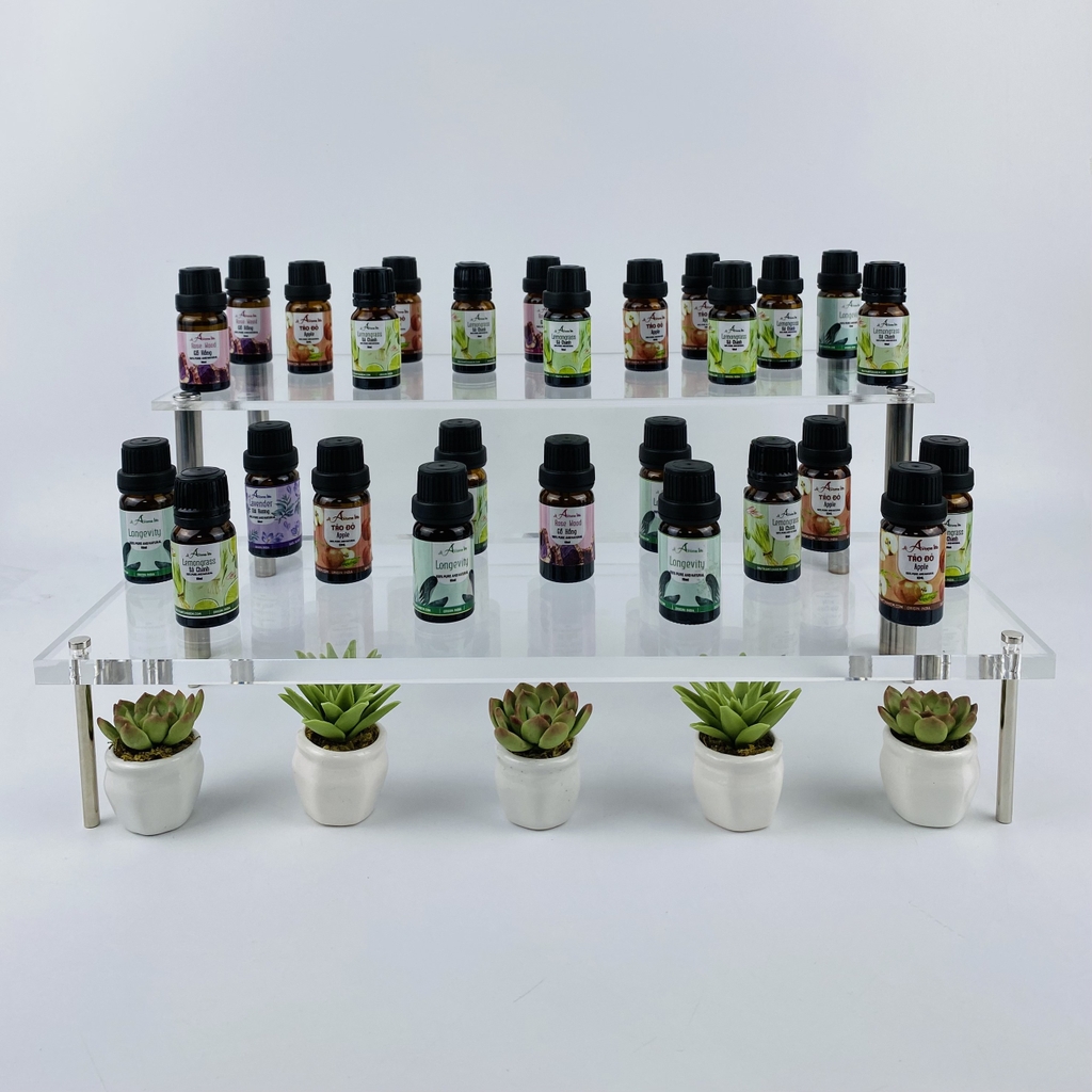 Kệ trưng bày mica Enter TBNS16 38x15x15cm liên kết bulon