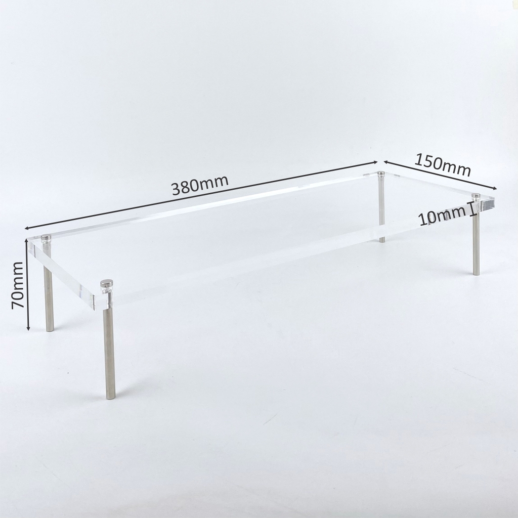 Kệ trưng bày mica Enter TBNS17 38x15x7cm liên kết bulon