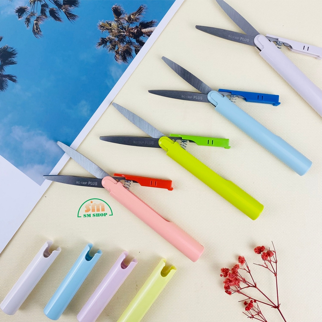 Kéo dạng bút Plus SC-130PF 200-V014 / 200-V015 / 200-V016 / 200-V017 (10)