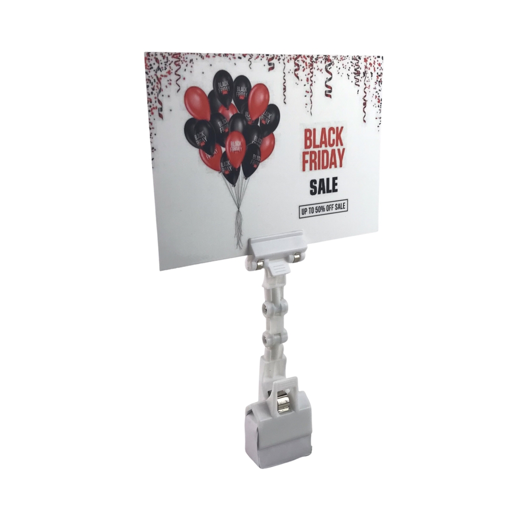 Kẹp nhựa 2 đầu xoay JE004 5.5cm