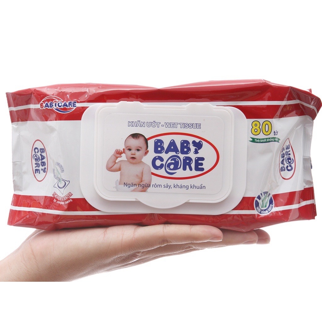 Khăn ướt Baby care 80 tờ (24)