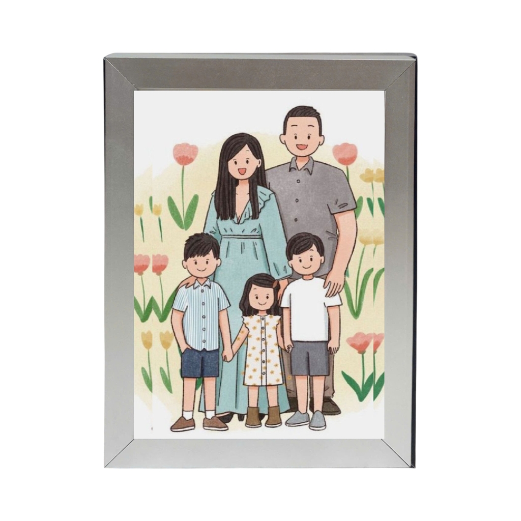 Khung hình nhôm cao cấp Enter KH203 21x30cm