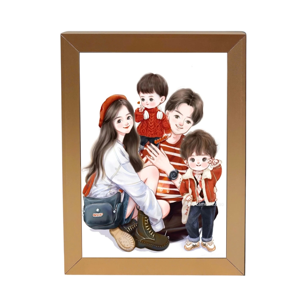 Khung hình nhôm cao cấp Enter KH203 21x30cm