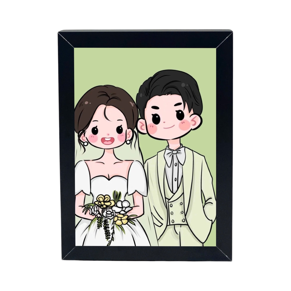 Khung hình nhôm cao cấp Enter KH202 20x25cm