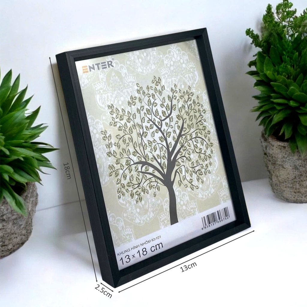 Khung hình nhôm Enter KH101 13x18cm