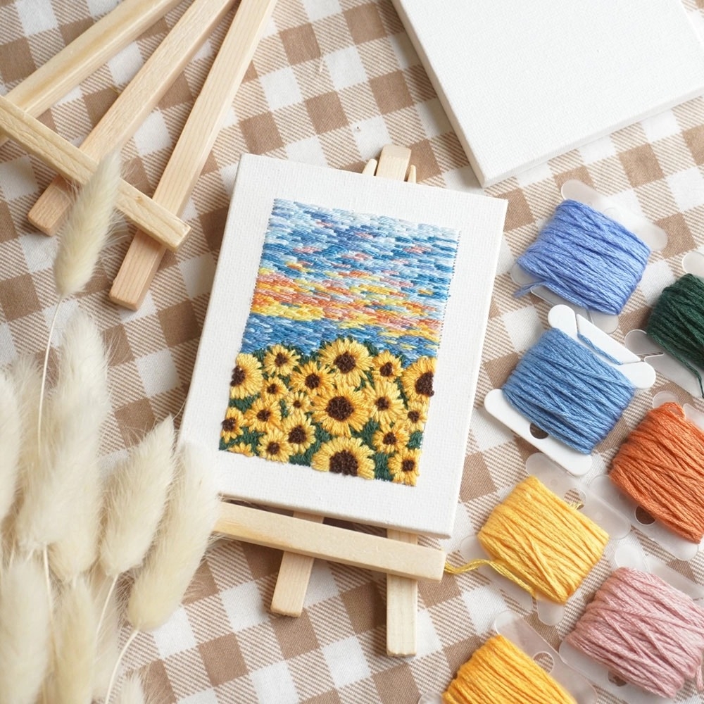 Khung vẽ tranh Canvas kèm giá vẽ Mont Marte MEA0019 8x10cm