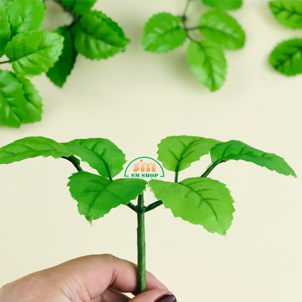 Lá hoa hồng giả (10)