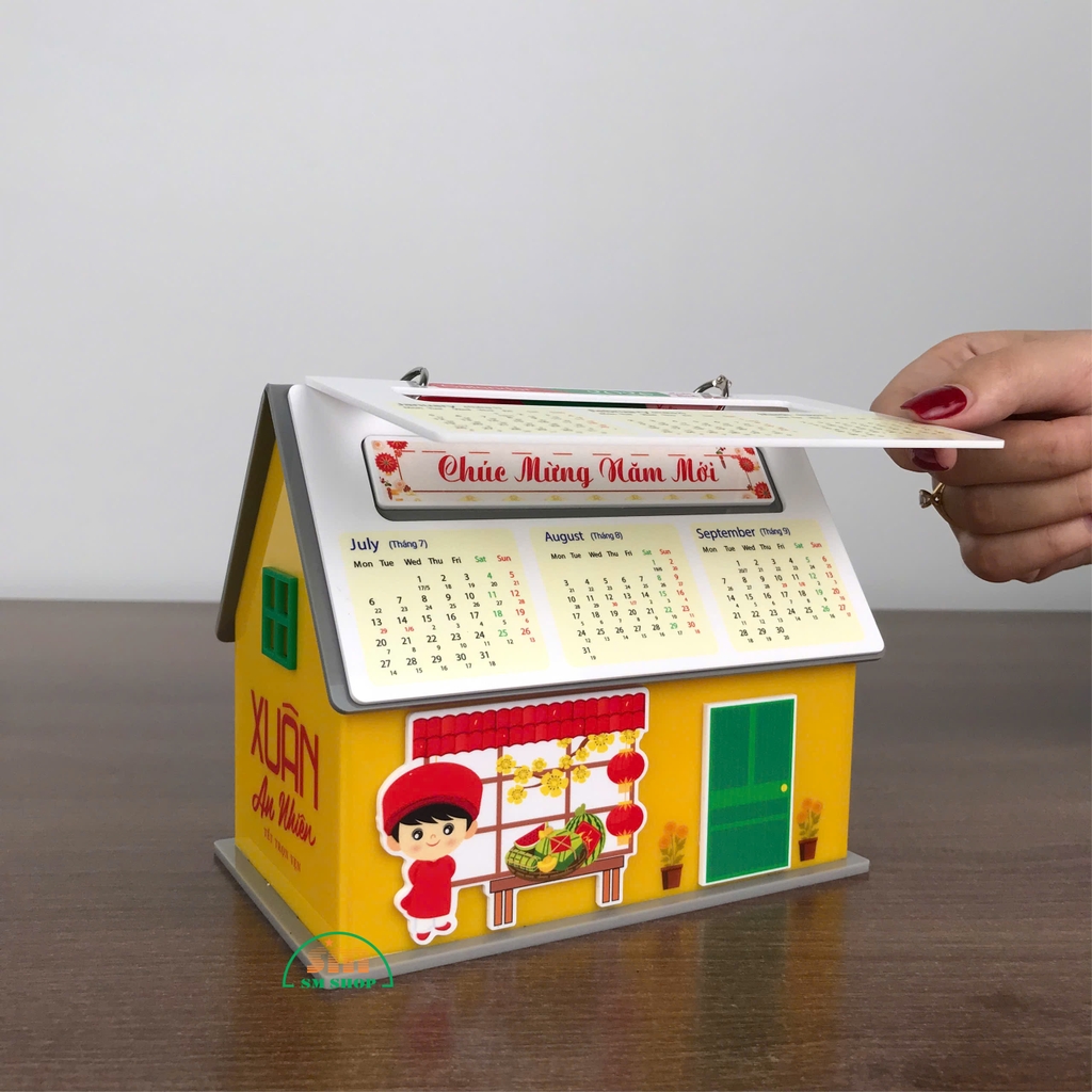 Lịch để bàn ngôi nhà 2026