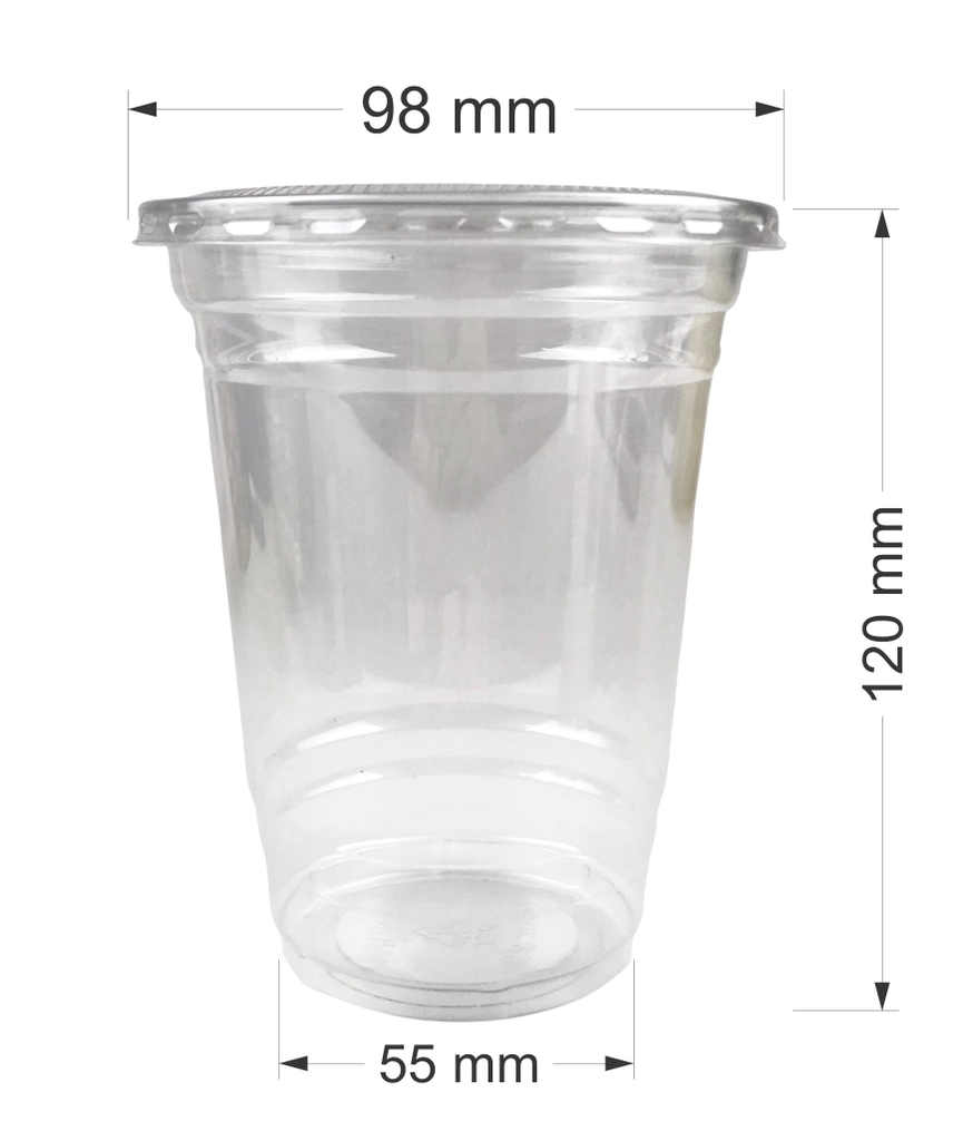 Ly nhựa Hunufa 013 500ml + nắp bằng (10)