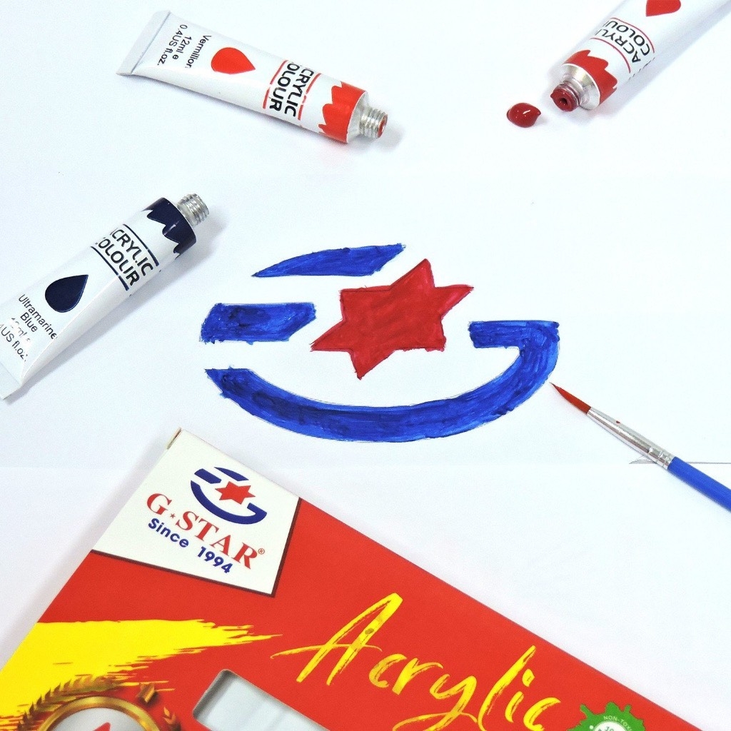 Màu Acrylic Gstar  AC-0112 12ml 12 màu (6)