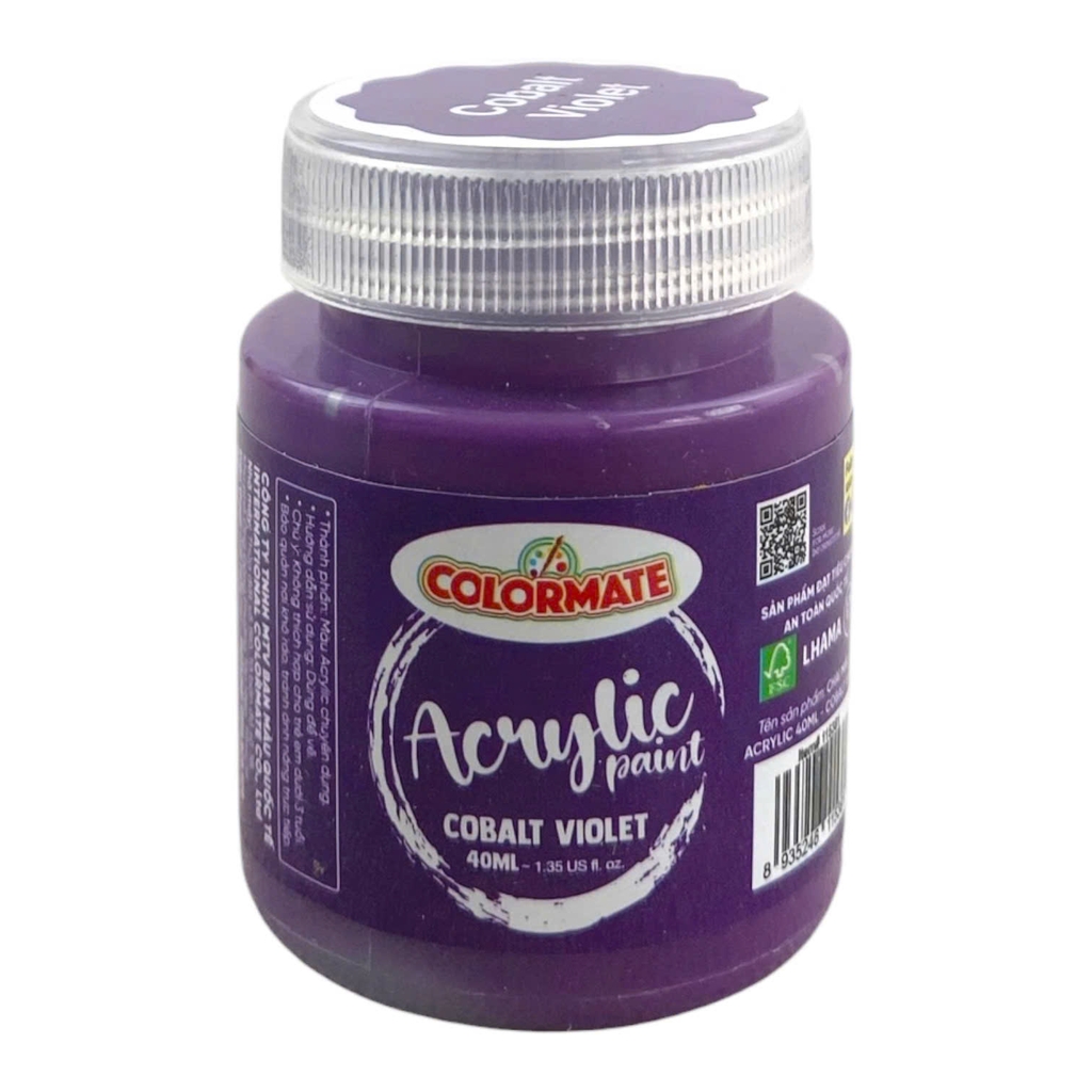Màu nước Colormate Acrylic 40ml