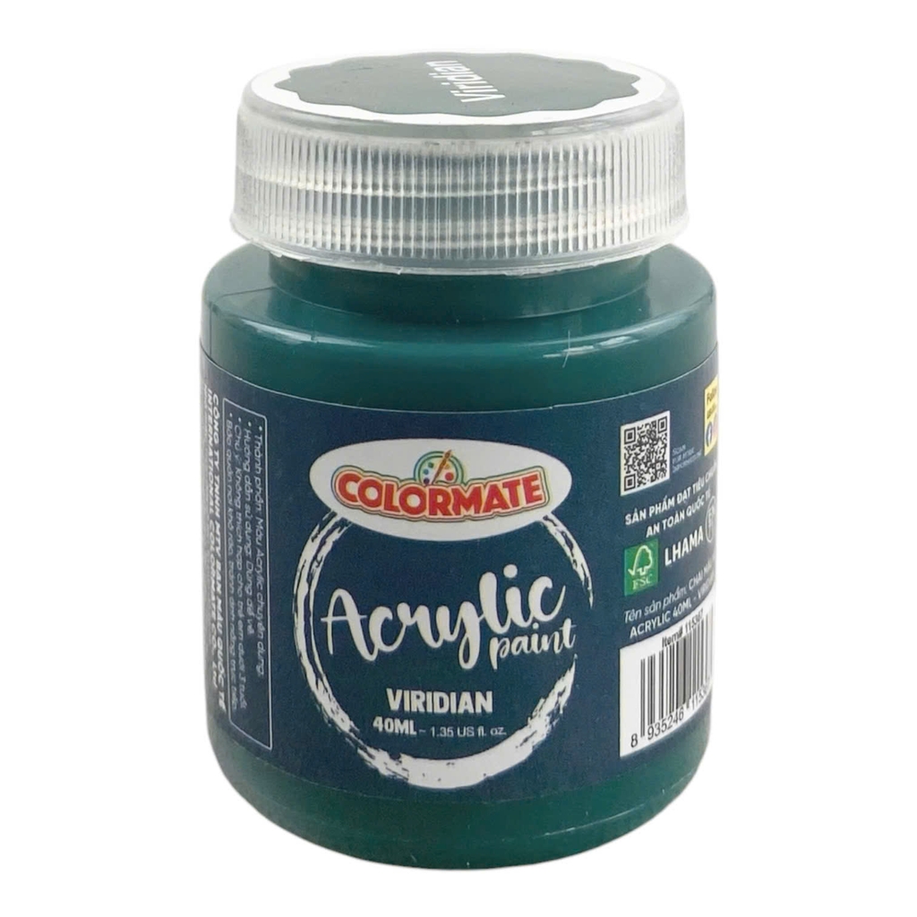 Màu nước Colormate Acrylic 40ml