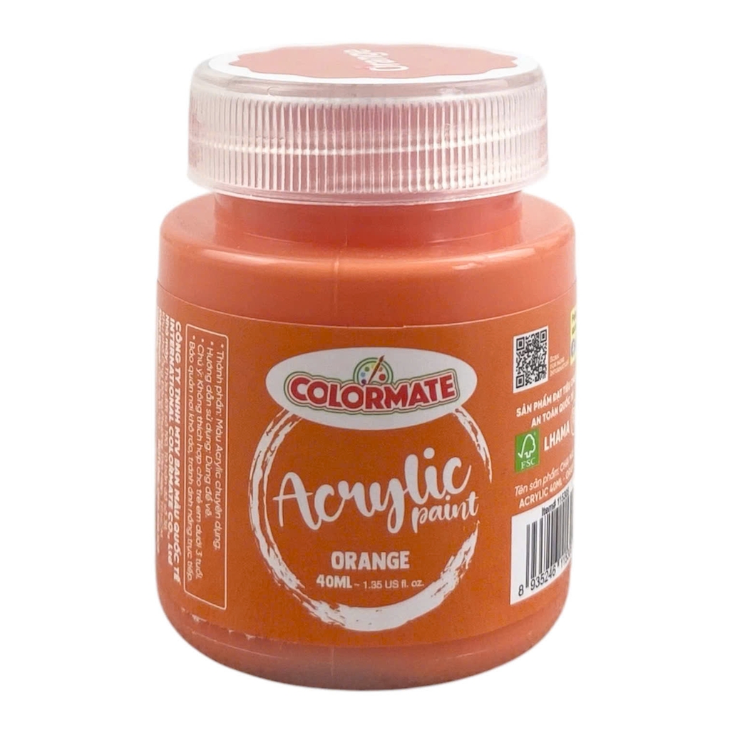 Màu nước Colormate Acrylic 40ml