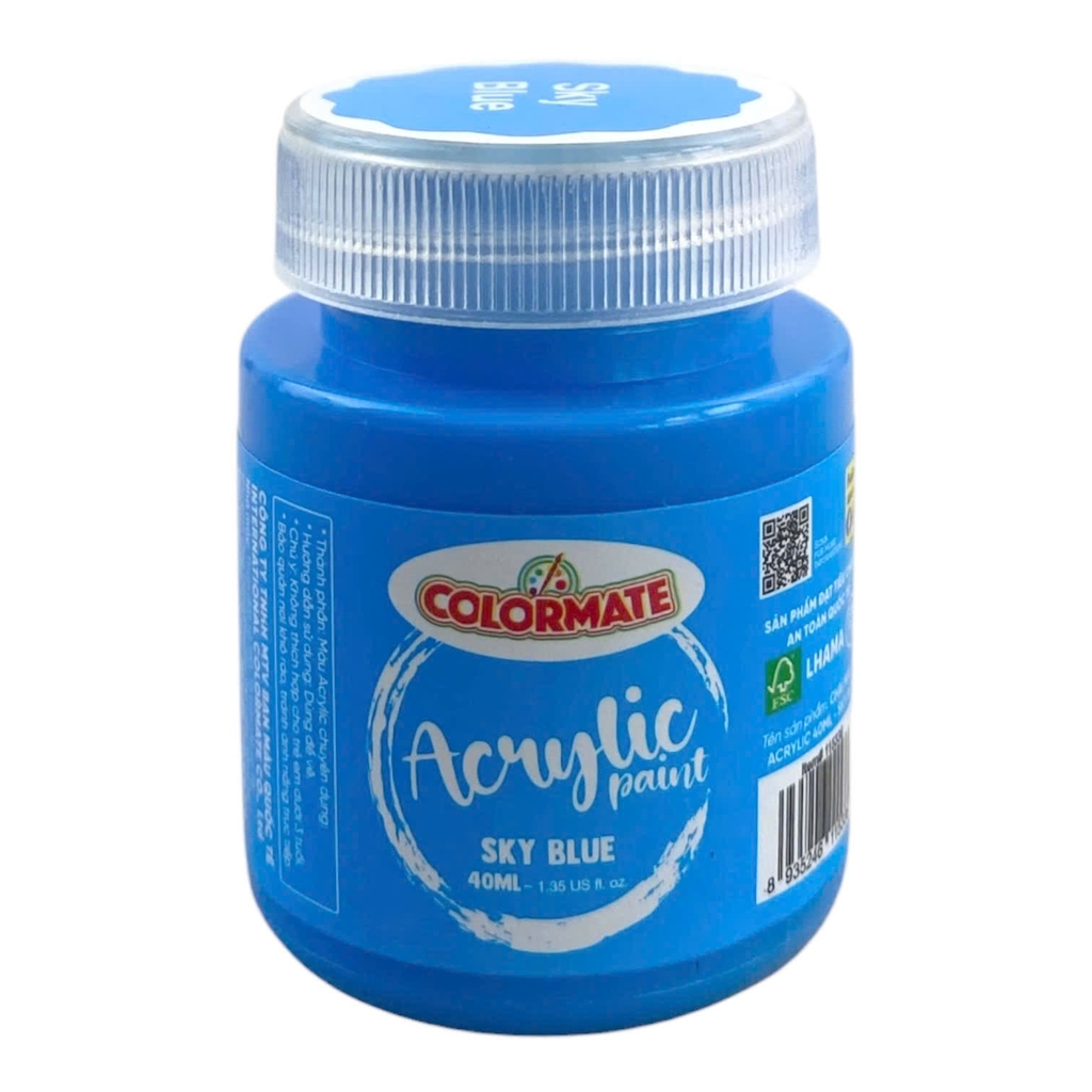 Màu nước Colormate Acrylic 40ml