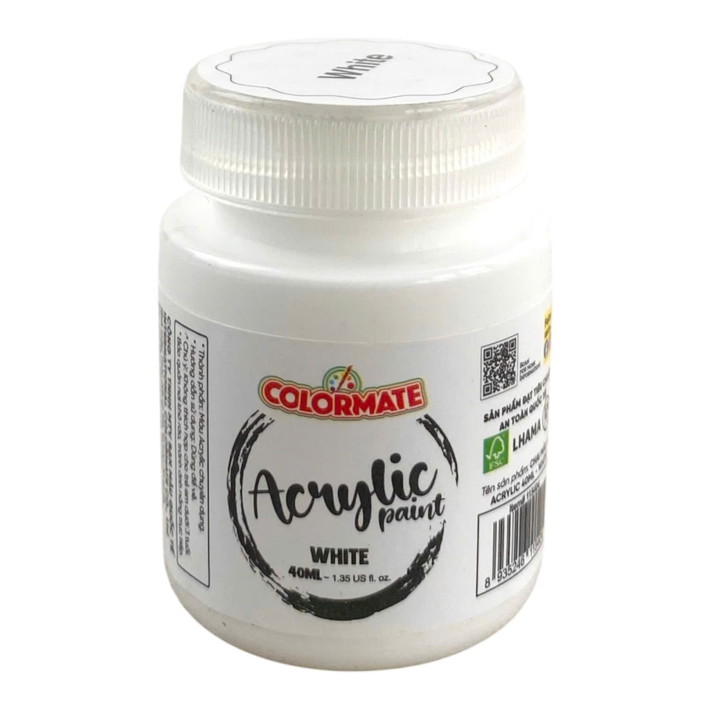 Màu nước Colormate Acrylic 40ml