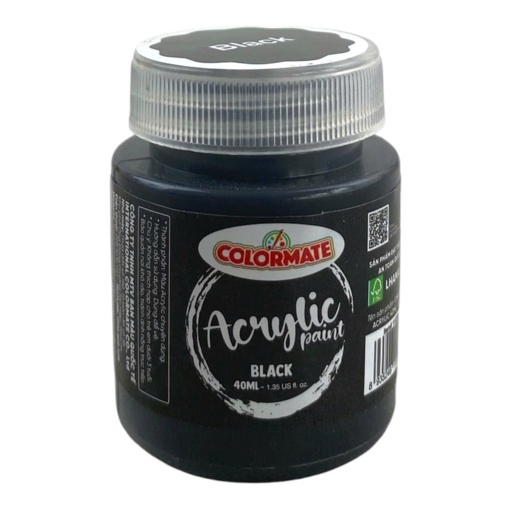 Màu nước Colormate Acrylic 40ml